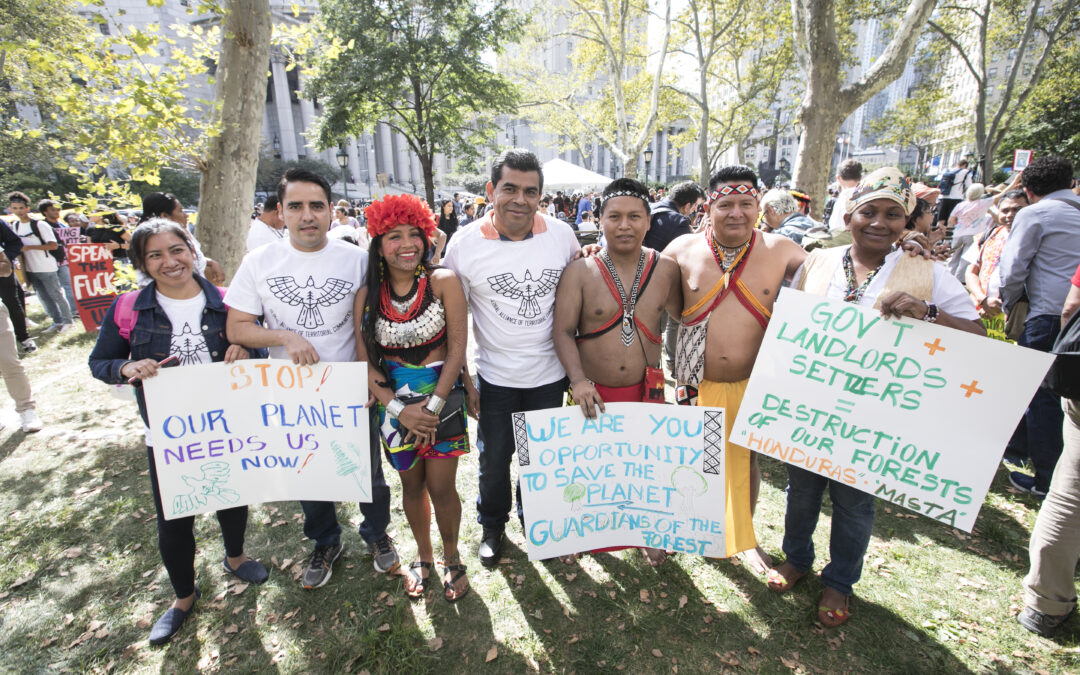 Líderes indígenas y locales de Mesoamérica participan en gran Marcha por el Clima en Nueva York