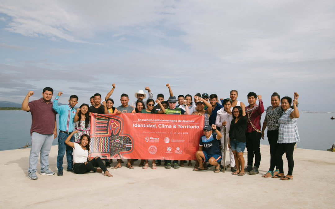 Jóvenes de Latinoamérica unieron sus voces por la identidad, el clima y el territorio en Gunayala, Panamá